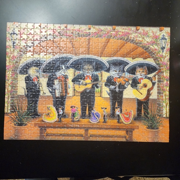 2 for $17 HEIDI | 500 Piece Flamenco Meow Group Puzzle - Picture 6 of 7